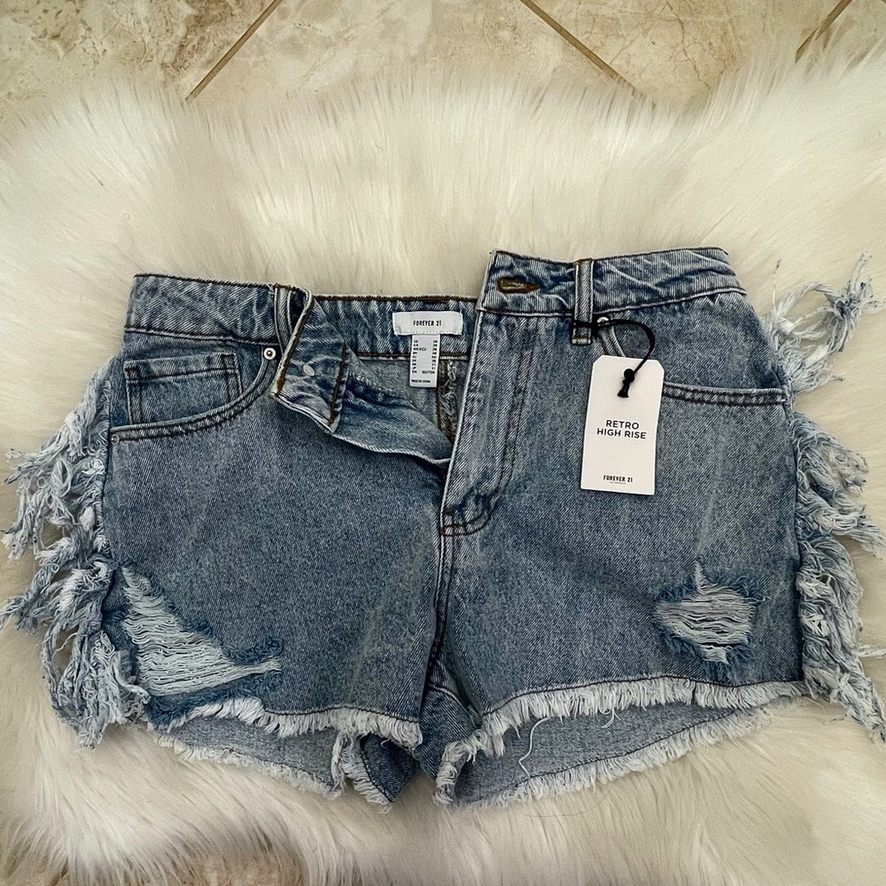 Retro High Rise Shorts